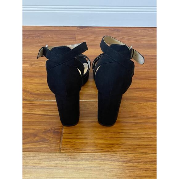 CL by Laundry Womens Go On Block Dress Sandals Size 8W - Picture 7 of 10